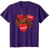 image:imageStar Wars Chewbacca Chews You Heart Valentines Day TShirtPurple