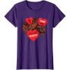 image:imageStar Wars Chewbacca Chews You Heart Valentines Day TShirtPurple