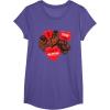 image:imageStar Wars Chewbacca Chews You Heart Valentines Day TShirtPurple Heather