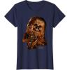 image:imageStar Wars Chewbacca Collage Logo TShirtNavy Blue