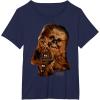 image:imageStar Wars Chewbacca Collage Logo TShirtNavy Blue