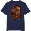 image:imageStar Wars Chewbacca Collage Logo TShirtNavy Blue
