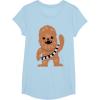 image:imageStar Wars Chewbacca Cutie Cartoon Chewie Graphic TShirt TShirtBaby Blue
