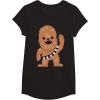 image:imageStar Wars Chewbacca Cutie Cartoon Chewie Graphic TShirt TShirtBlack