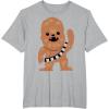 image:imageStar Wars Chewbacca Cutie Cartoon Chewie Graphic TShirt TShirtHeather Grey