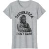 image:imageStar Wars Chewbacca Dont Care Funny Logo TShirtHeather Grey