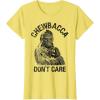 image:imageStar Wars Chewbacca Dont Care Funny Logo TShirtLemon Yellow