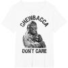 image:imageStar Wars Chewbacca Dont Care Funny Logo TShirtWhite