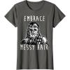 image:imageStar Wars Chewbacca Embrace Messy Hair TShirtAsphalt Grey