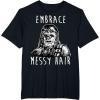 image:imageStar Wars Chewbacca Embrace Messy Hair TShirtBlack