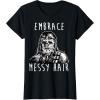 image:imageStar Wars Chewbacca Embrace Messy Hair TShirtBlack