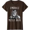 image:imageStar Wars Chewbacca Embrace Messy Hair TShirtBrown