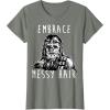 image:imageStar Wars Chewbacca Embrace Messy Hair TShirtOlive Heather