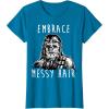 image:imageStar Wars Chewbacca Embrace Messy Hair TShirtSapphire Blue