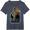 image:imageStar Wars Chewbacca Episode 7 Bowcaster Graphic TShirtHeather Blue
