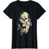 image:imageStar Wars Chewbacca Face Shadow Graphic TShirt TShirtBlack