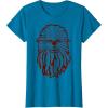 image:imageStar Wars Chewbacca Head 70s Retro Line Art Graphic TShirt TShirtSapphire Blue