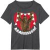 image:imageStar Wars Chewbacca Holding Heart Lights TShirtDark Heather Grey