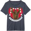 image:imageStar Wars Chewbacca Holding Heart Lights TShirtHeather Blue