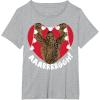 image:imageStar Wars Chewbacca Holding Heart Lights TShirtHeather Grey