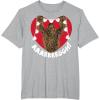image:imageStar Wars Chewbacca Holding Heart Lights TShirtHeather Grey
