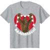 image:imageStar Wars Chewbacca Holding Heart Lights TShirtHeather Grey