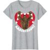 image:imageStar Wars Chewbacca Holding Heart Lights TShirtHeather Grey