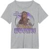 image:imageStar Wars Chewbacca Kiss A Wookiee Graphic TShirtHeather Grey