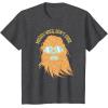 image:imageStar Wars Chewbacca Messy Hair Dont Care TShirtDark Heather Grey