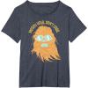 image:imageStar Wars Chewbacca Messy Hair Dont Care TShirtHeather Blue