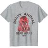 image:imageStar Wars Chewbacca Party Animal red Hue Portrait TShirtHeather Grey