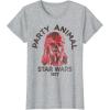 image:imageStar Wars Chewbacca Party Animal red Hue Portrait TShirtHeather Grey