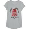image:imageStar Wars Chewbacca Party Animal red Hue Portrait TShirtHeather Grey