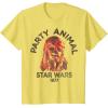 image:imageStar Wars Chewbacca Party Animal red Hue Portrait TShirtLemon Yellow