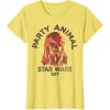 image:imageStar Wars Chewbacca Party Animal red Hue Portrait TShirtLemon Yellow
