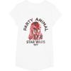 image:imageStar Wars Chewbacca Party Animal red Hue Portrait TShirtWhite