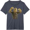 image:imageStar Wars Chewbacca Pose TShirtHeather Blue