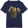 image:imageStar Wars Chewbacca Pose TShirtNavy Blue