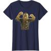 image:imageStar Wars Chewbacca Pose TShirtNavy Blue
