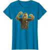image:imageStar Wars Chewbacca Pose TShirtSapphire Blue