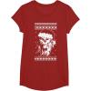 image:imageStar Wars Chewbacca Ugly Christmas Sweater Santa TShirt TShirtCranberry Red