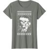 image:imageStar Wars Chewbacca Ugly Christmas Sweater Santa TShirt TShirtOlive Heather