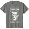 image:imageStar Wars Chewbacca Ugly Christmas Sweater Santa TShirt TShirtOlive Heather