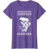 image:imageStar Wars Chewbacca Ugly Christmas Sweater Santa TShirt TShirtPurple Heather