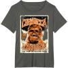 image:imageStar Wars Chewbacca Vintage Concert Back To Kashyyyk Poster TShirtAsphalt Grey