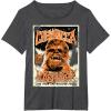 image:imageStar Wars Chewbacca Vintage Concert Back To Kashyyyk Poster TShirtDark Heather Grey