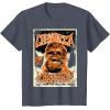 image:imageStar Wars Chewbacca Vintage Concert Back To Kashyyyk Poster TShirtHeather Blue