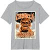 image:imageStar Wars Chewbacca Vintage Concert Back To Kashyyyk Poster TShirtHeather Grey