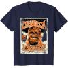 image:imageStar Wars Chewbacca Vintage Concert Back To Kashyyyk Poster TShirtNavy Blue