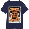 image:imageStar Wars Chewbacca Vintage Concert Back To Kashyyyk Poster TShirtNavy Blue